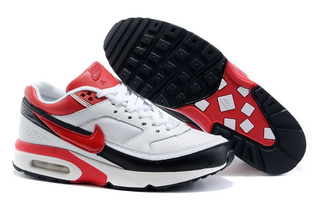 Womens Nike Air Max Classic BW White Black Red Womens Nike Air Max Classic BW White Black Red